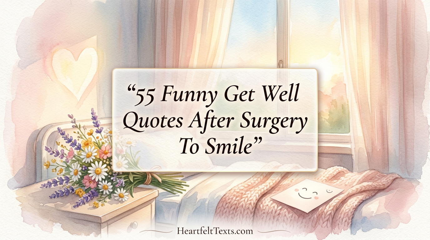 55 Funny Get Well Quotes After Surgery To Smile