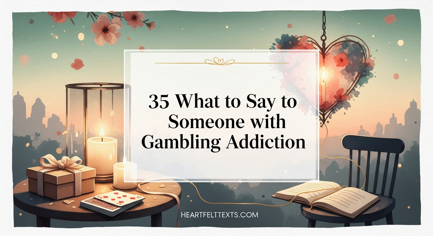 35 What to Say to Someone with Gambling Addiction