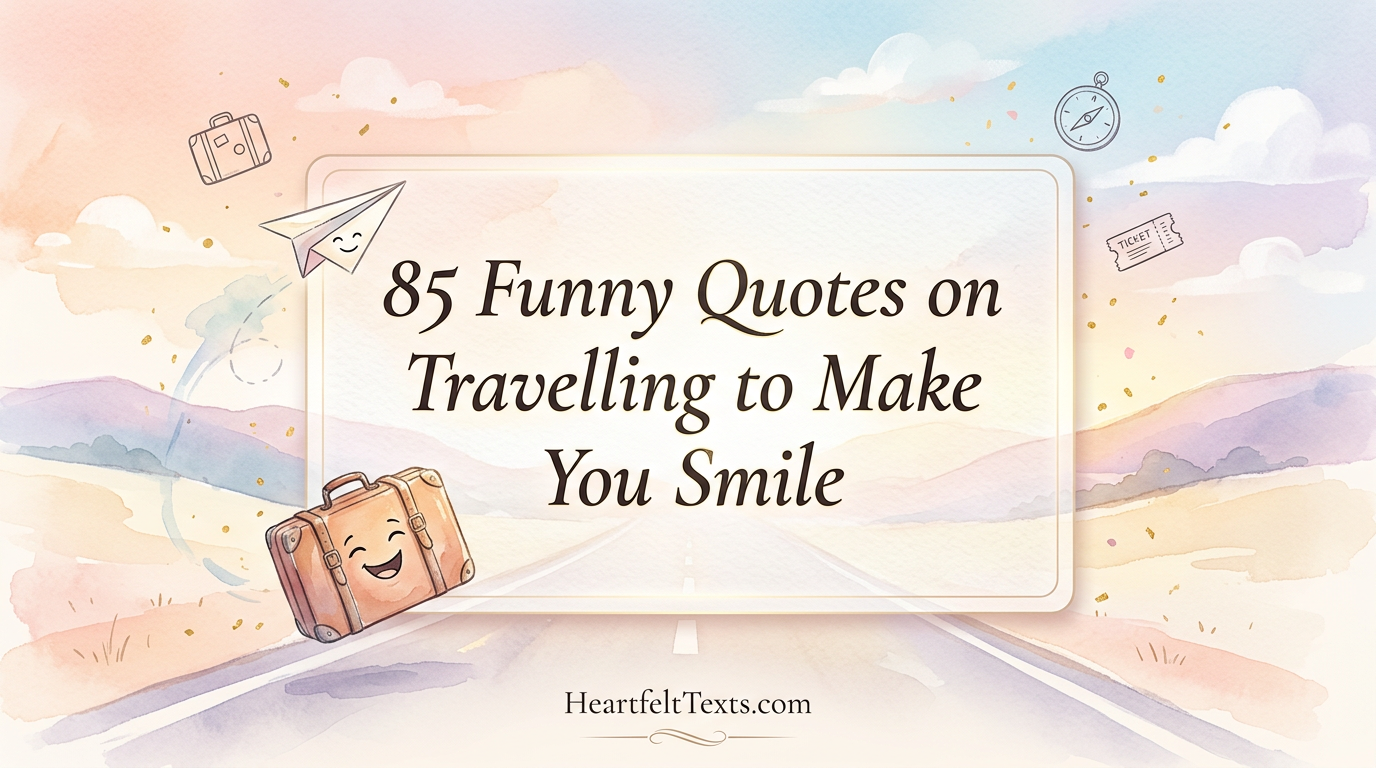 85 Funny Quotes on Travelling to Make You Smile