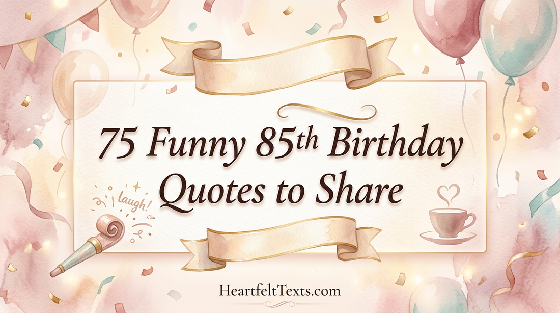75 Funny 85th Birthday Quotes to Share