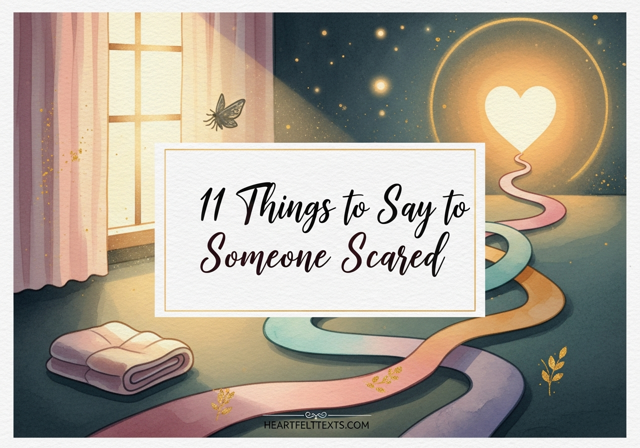11 Things to Say to Someone Scared