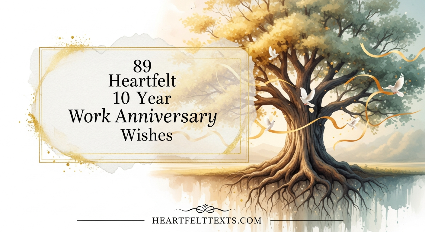 89 Heartfelt 10 Year Work Anniversary Wishes