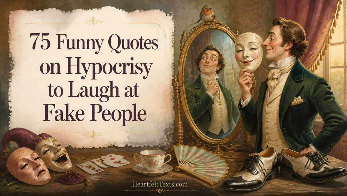 75 Funny Quotes on Hypocrisy to Laugh at Fake People