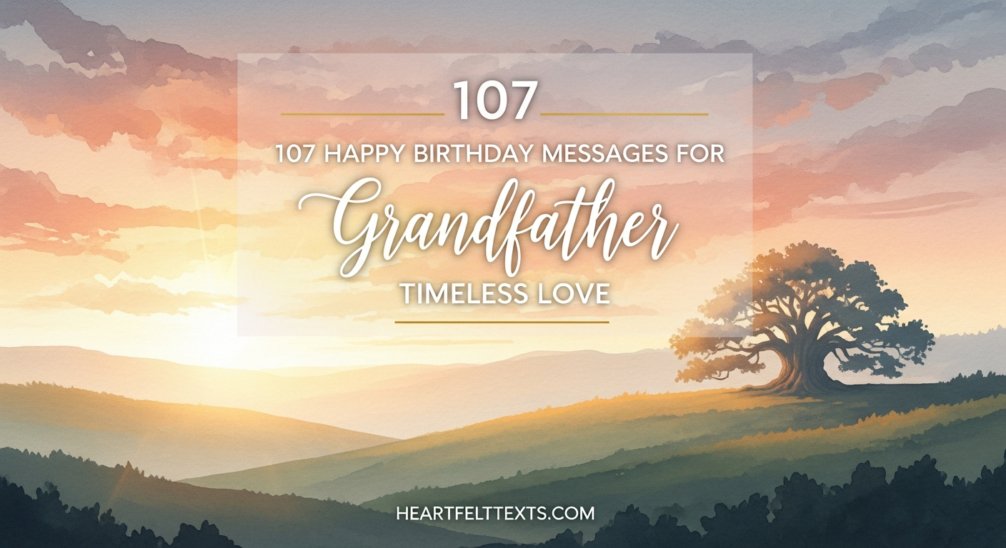 107 Happy Birthday Messages for Grandfather Timeless Love