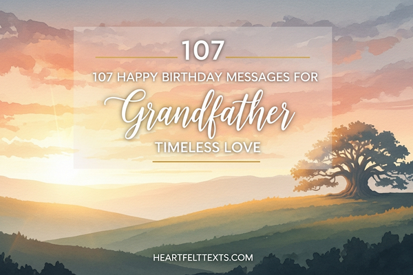 107 Happy Birthday Messages for Grandfather Timeless Love