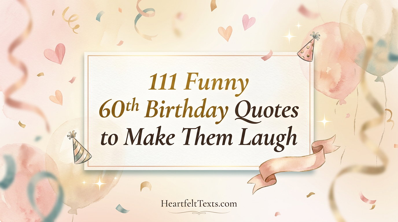 111 Funny 60th Birthday Quotes to Make Them Laugh