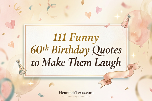 111 Funny 60th Birthday Quotes to Make Them Laugh