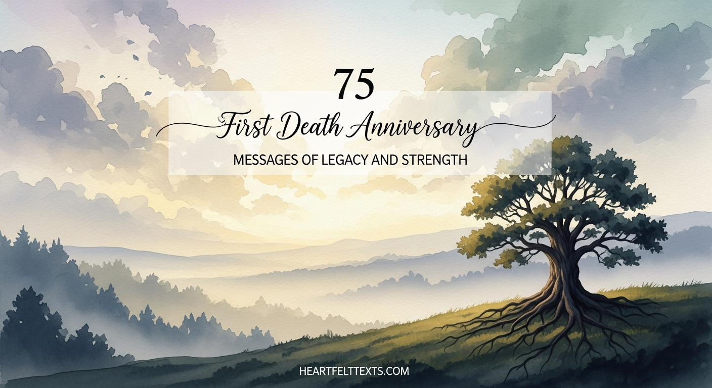 75 First Death Anniversary Messages of Legacy and Strength