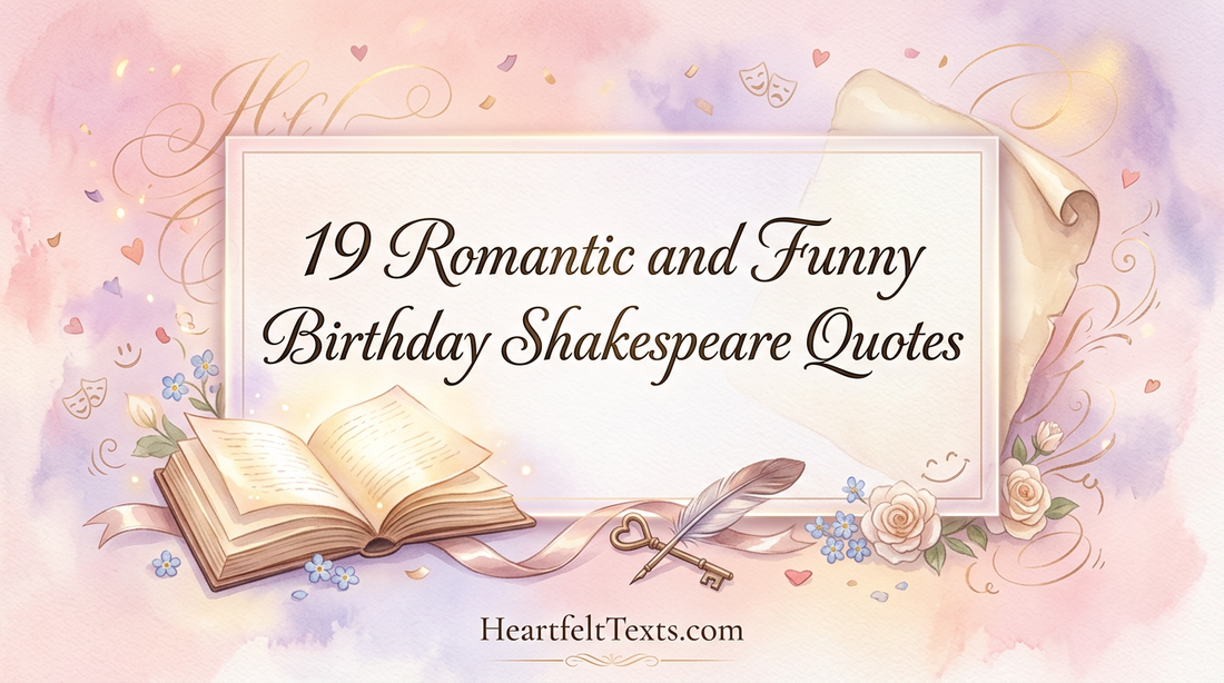 19 Romantic and Funny Birthday Shakespeare Quotes
