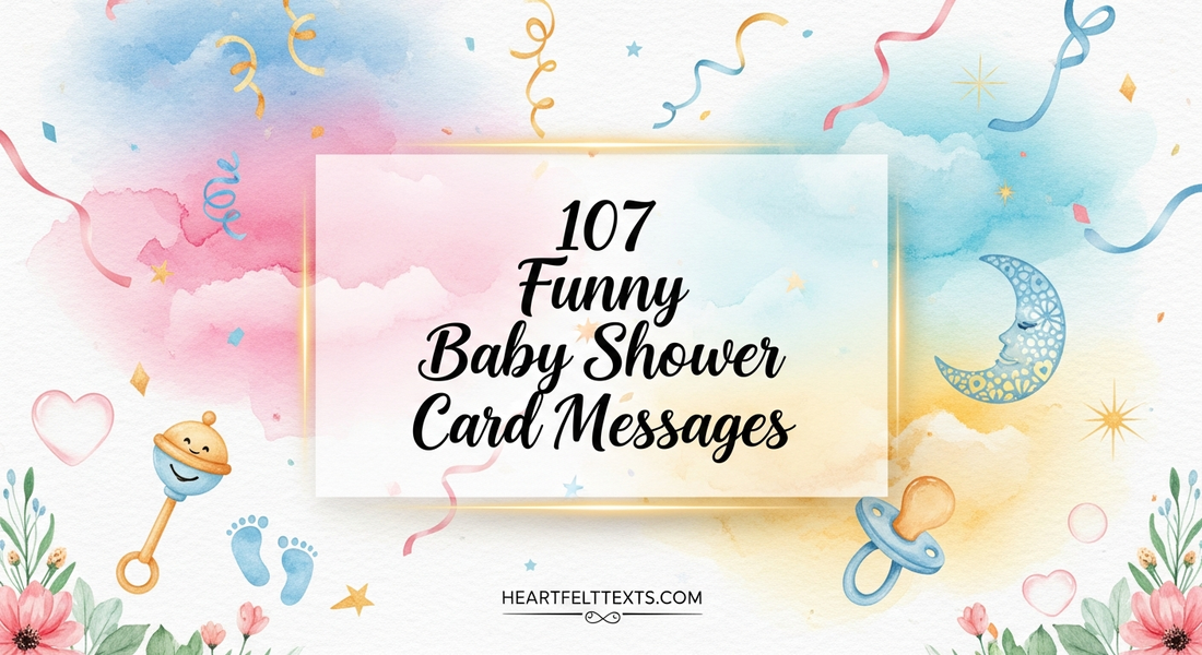 107 Funny Baby Shower Card Messages