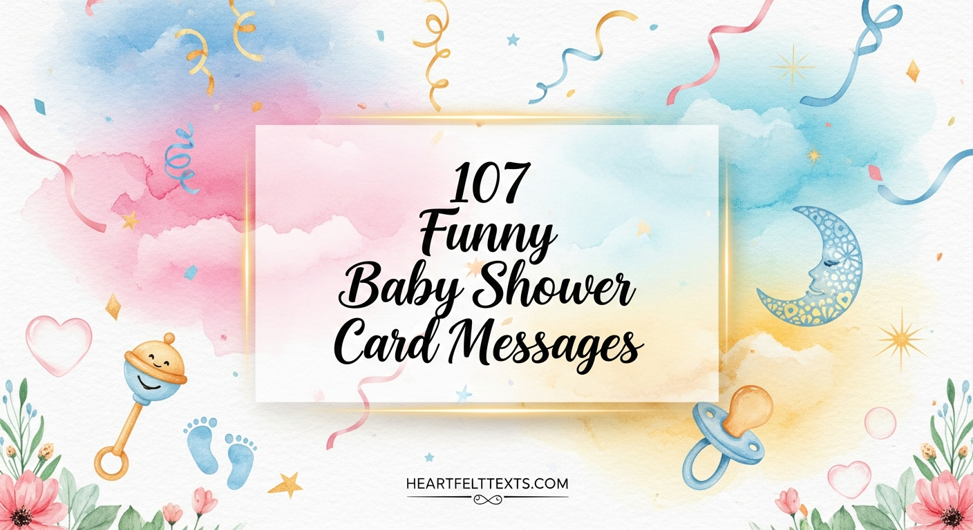 107 Funny Baby Shower Card Messages