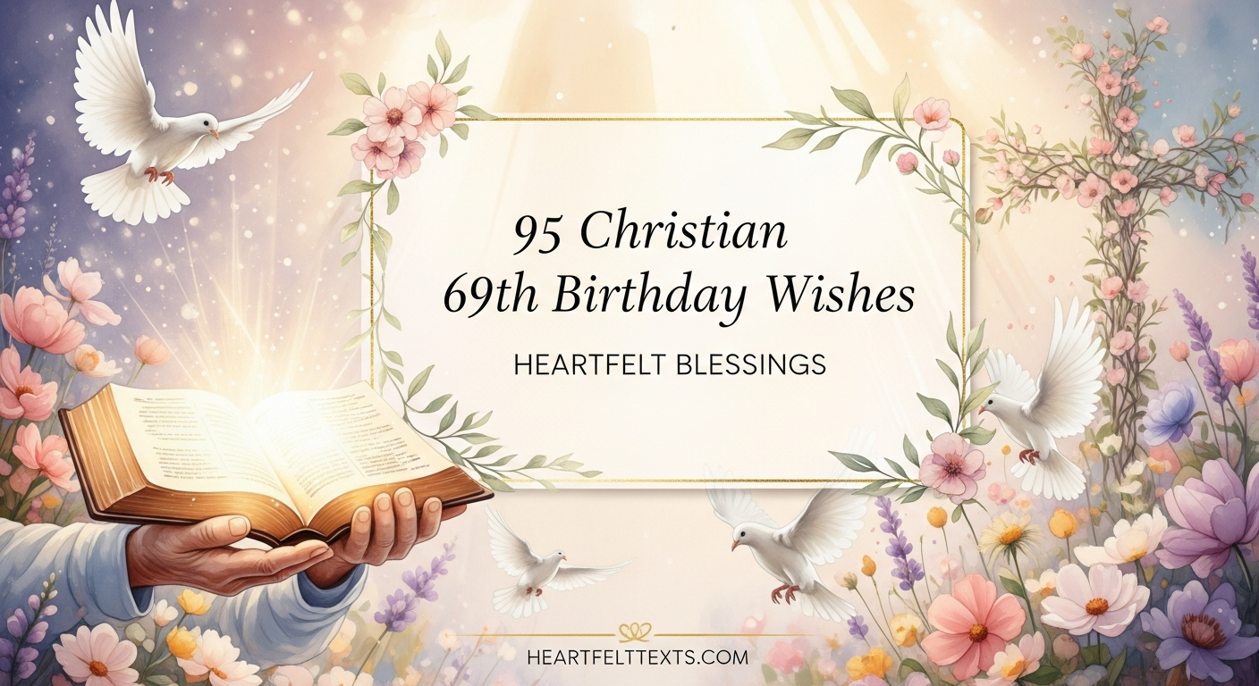 95 Christian 69th Birthday Wishes Heartfelt Blessings