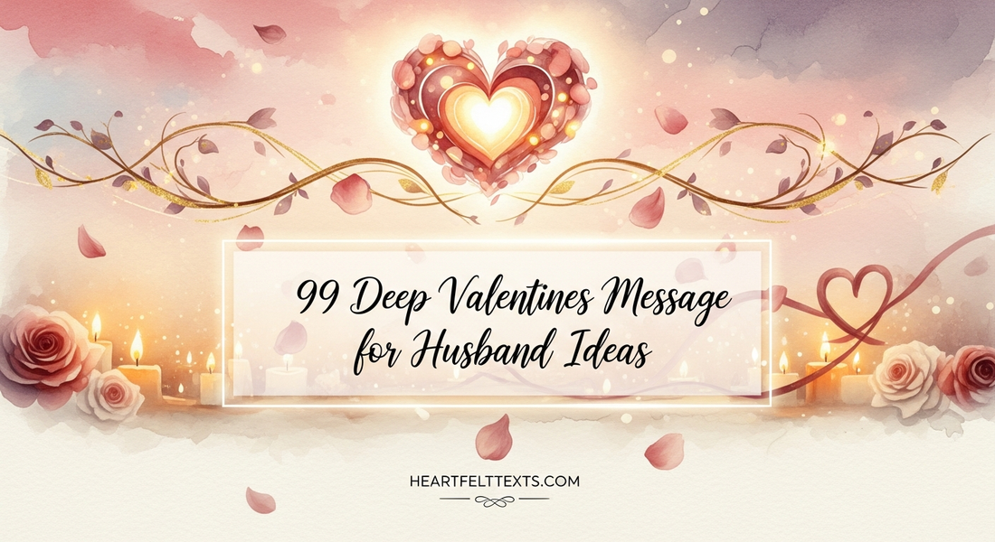 99 Deep Valentines Message for Husband Ideas