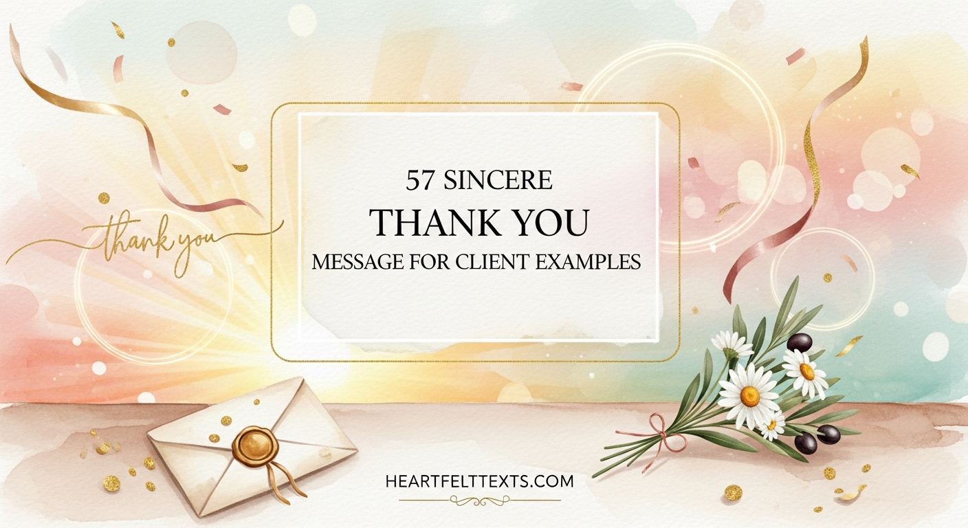 57 Sincere Thank You Message for Client Examples