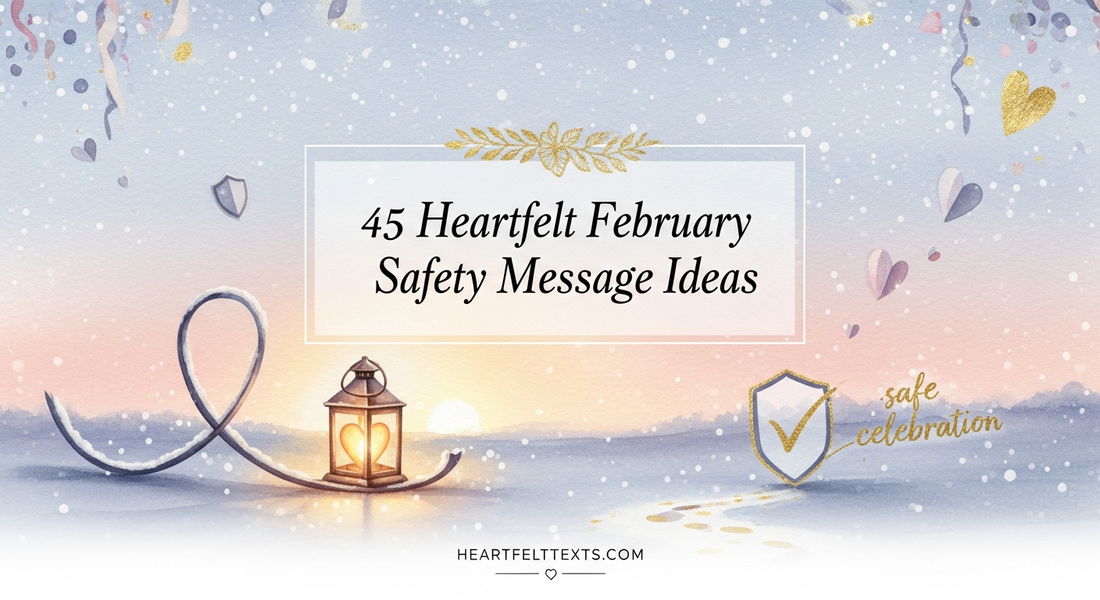45 Heartfelt February Safety Message Ideas