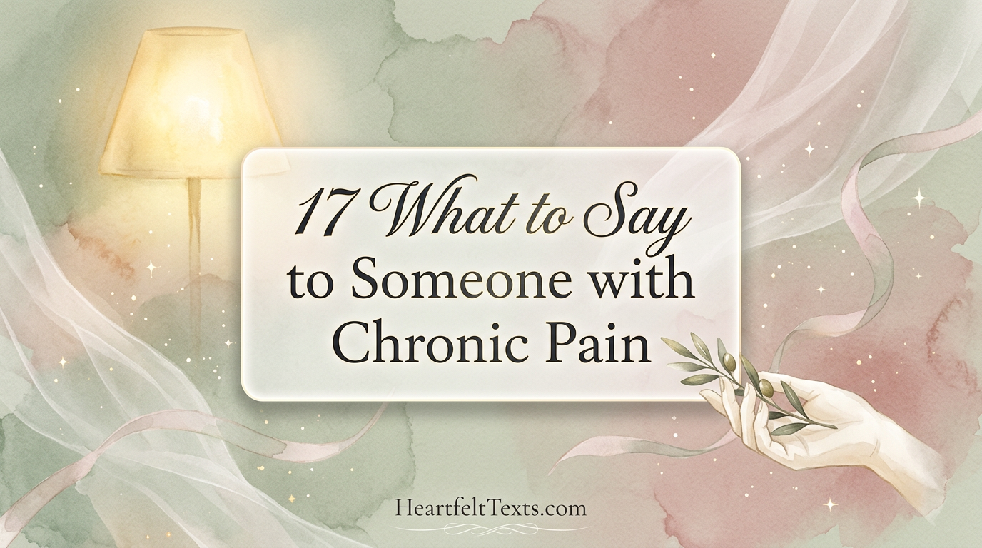 17 What to Say to Someone with Chronic Pain
