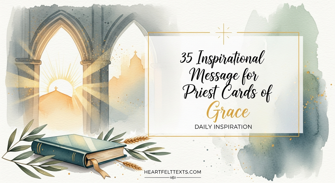 35 Inspirational Message for Priest Cards of Grace