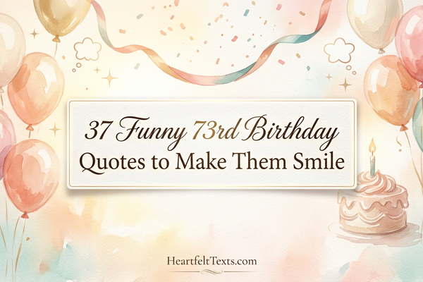 37 Funny 73rd Birthday Quotes to Make Them Smile