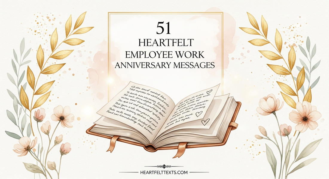 51 Heartfelt Employee Work Anniversary Messages