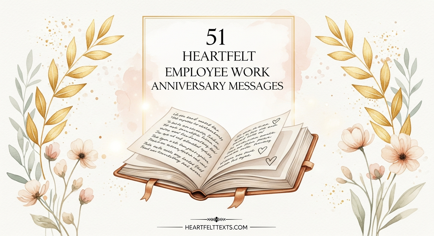 51 Heartfelt Employee Work Anniversary Messages