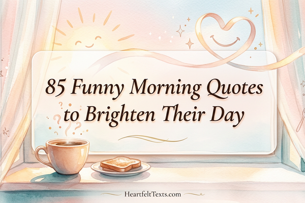 85 Funny Morning Quotes to Brighten Their Day