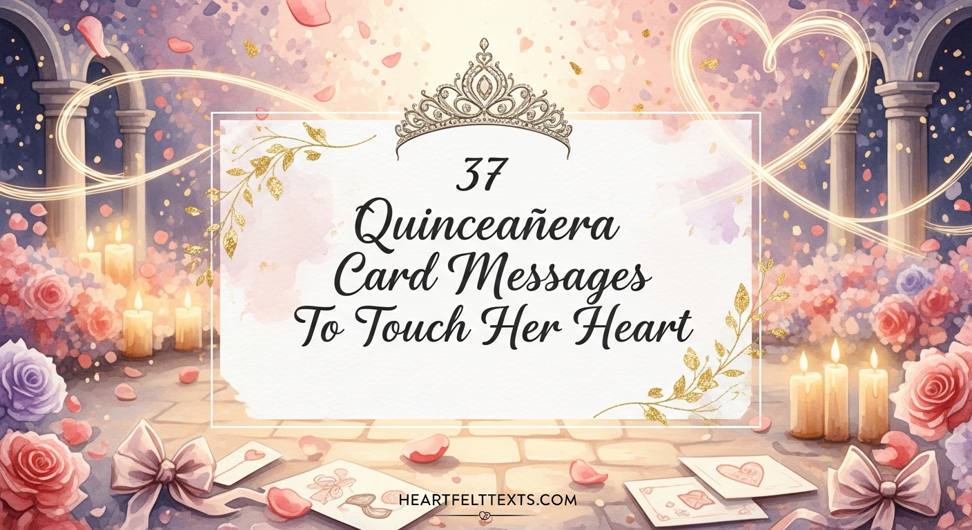 37 Quinceañera Card Messages To Touch Her Heart