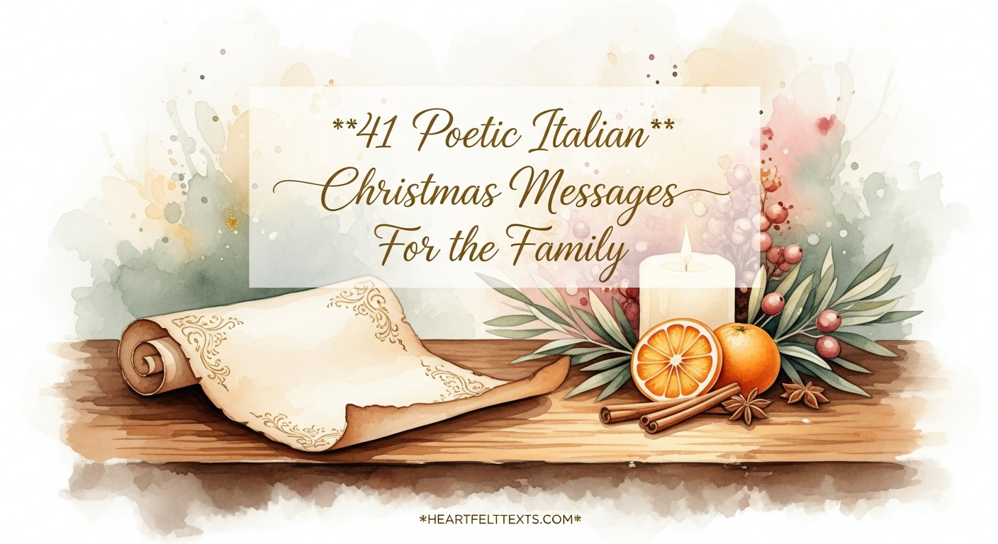 41 Poetic Italian Christmas Messages For the Family