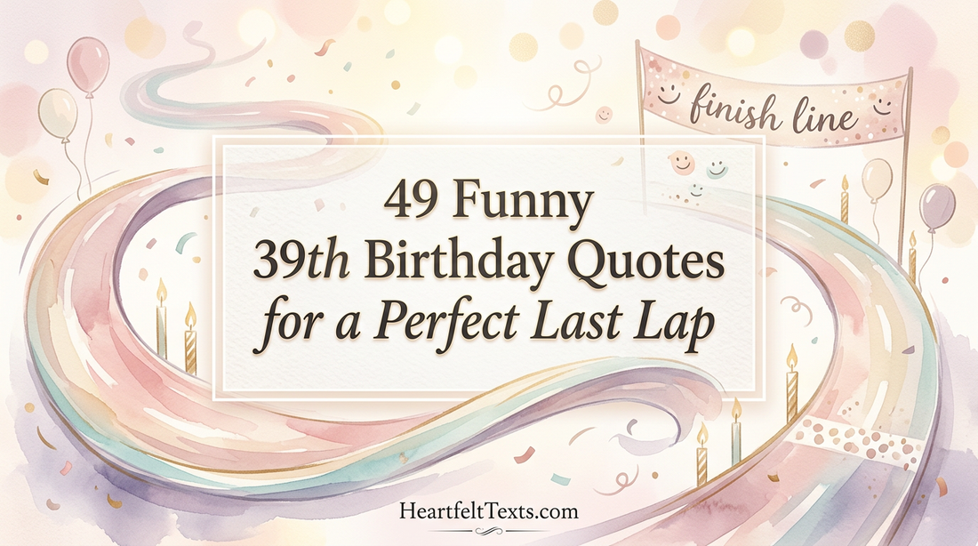 49 Funny 39th Birthday Quotes for a Perfect Last Lap