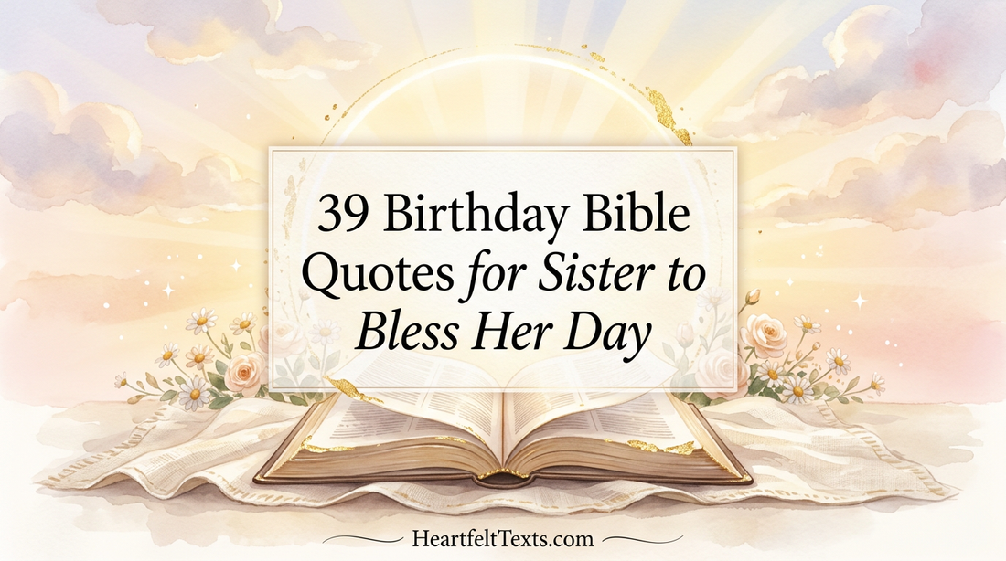 39 Birthday Bible Quotes for Sister to Bless Her Day