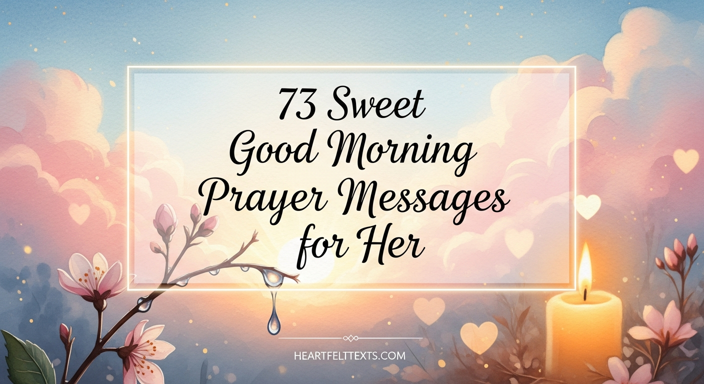 73 Sweet Good Morning Prayer Messages for Her