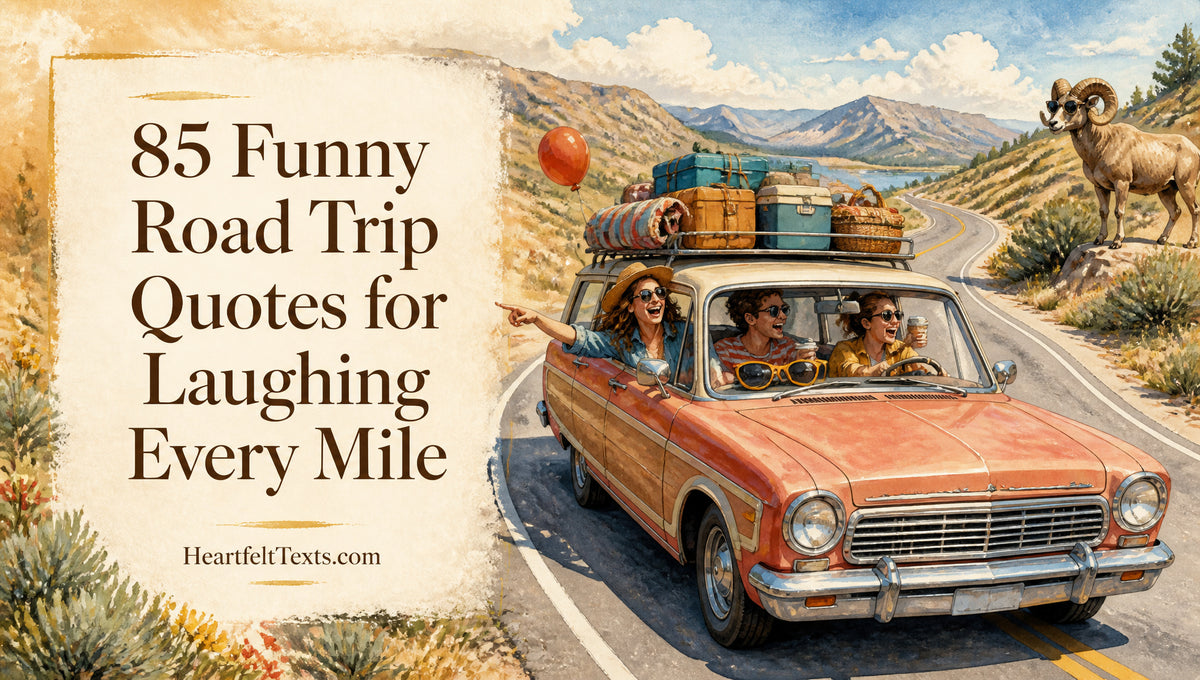 85 Funny Road Trip Quotes for Laughing Every Mile