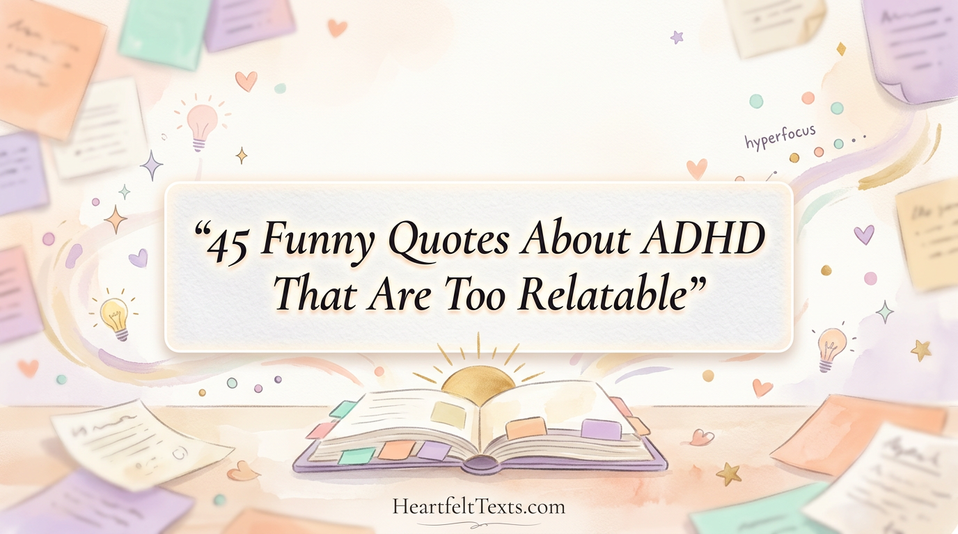 45 Funny Quotes About ADHD That Are Too Relatable