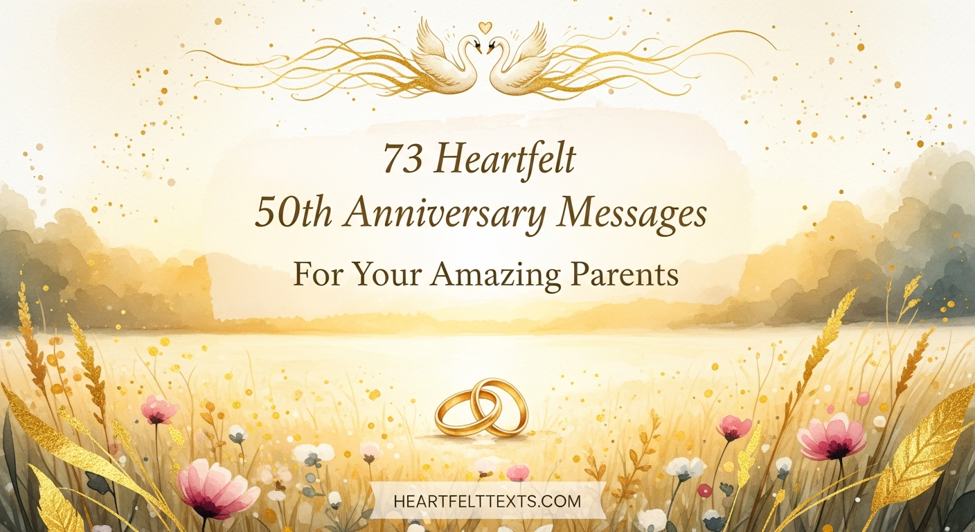 73 Heartfelt 50th Anniversary Messages For Your Amazing Parents