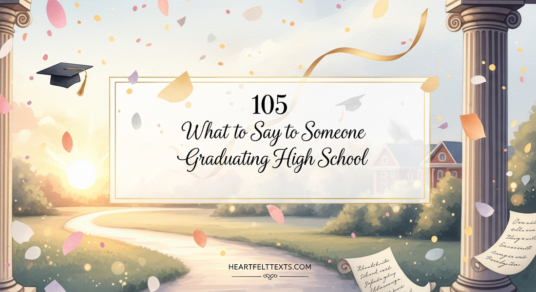 105 What to Say to Someone Graduating High School