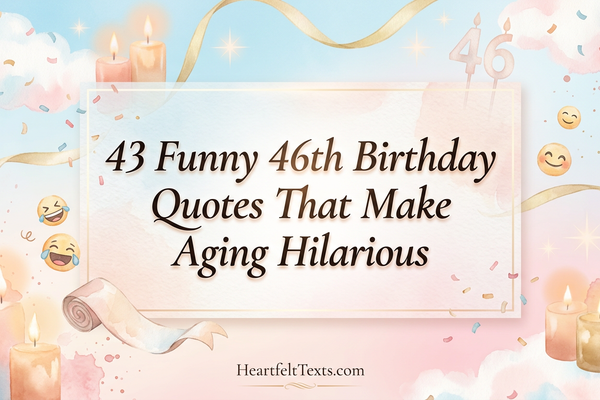 43 Funny 46th Birthday Quotes That Make Aging Hilarious