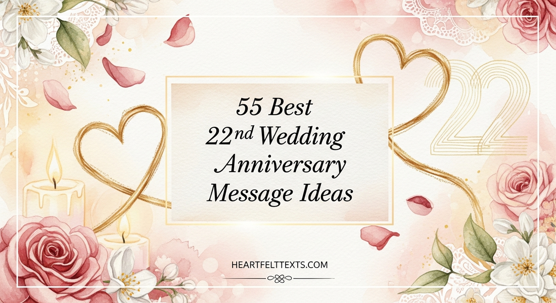 55 Best 22nd Wedding Anniversary Message Ideas