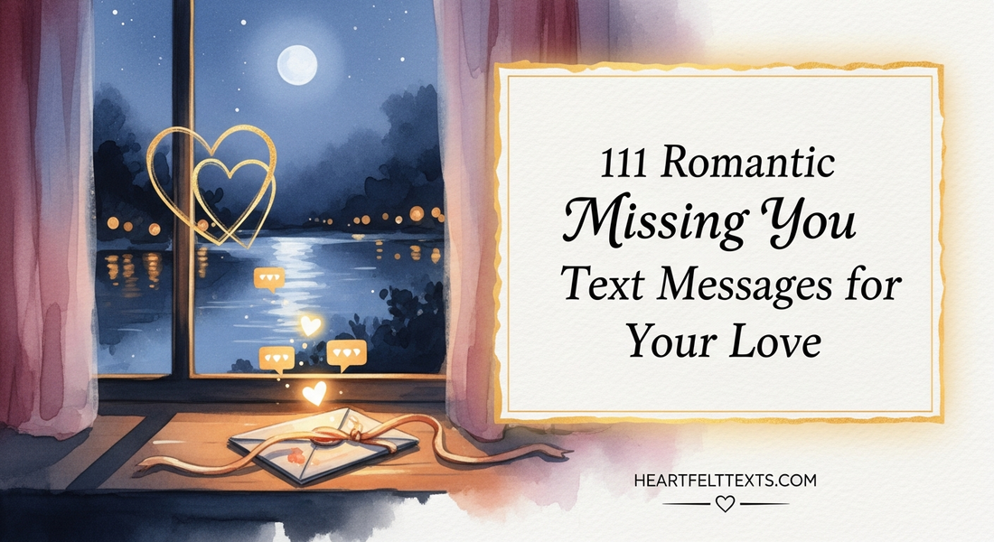 111 Romantic Missing You Text Messages for Your Love