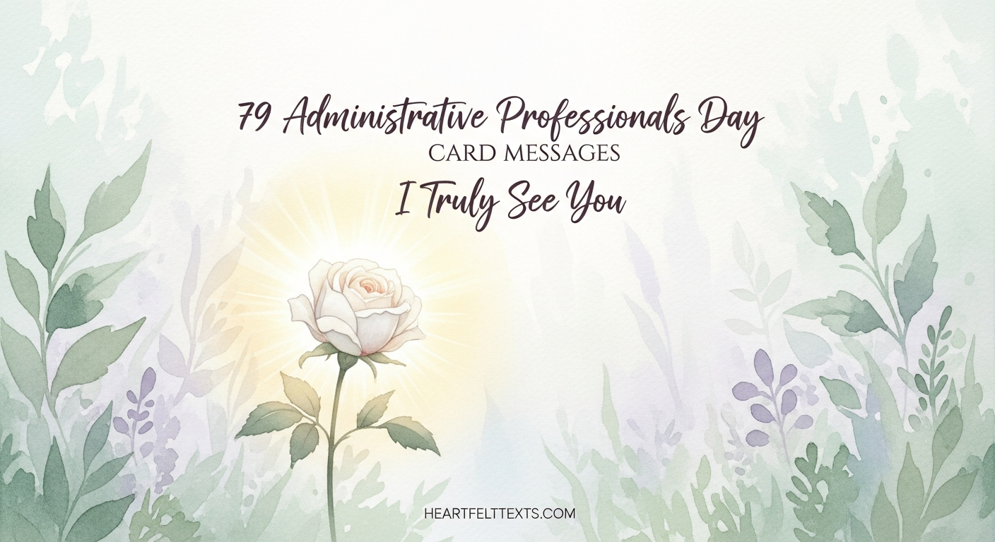 79 Administrative Professionals Day Card Messages I Truly See You