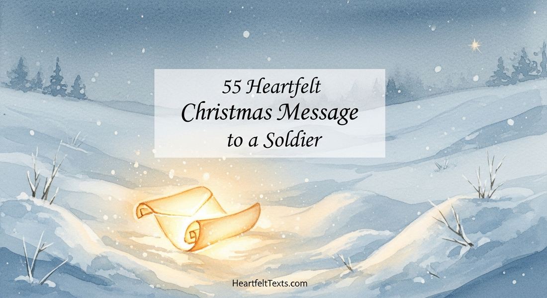 55 Heartfelt Christmas Message to a Soldier