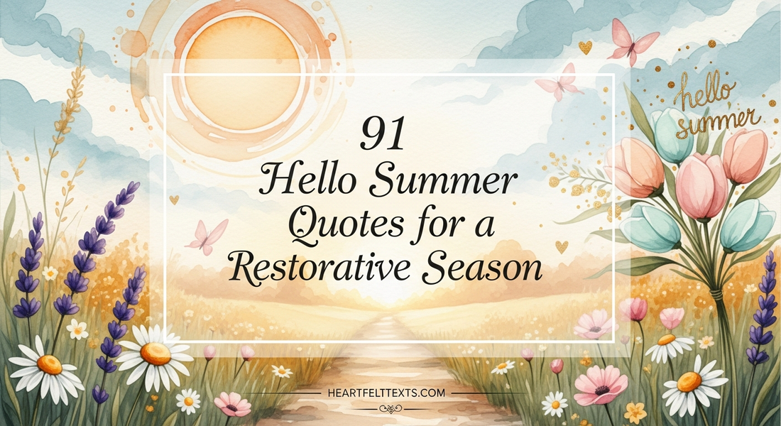 91 Hello Summer Quotes for a Restorative Season