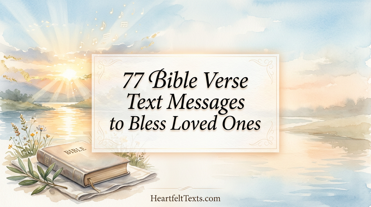 77 Bible Verse Text Messages to Bless Loved Ones