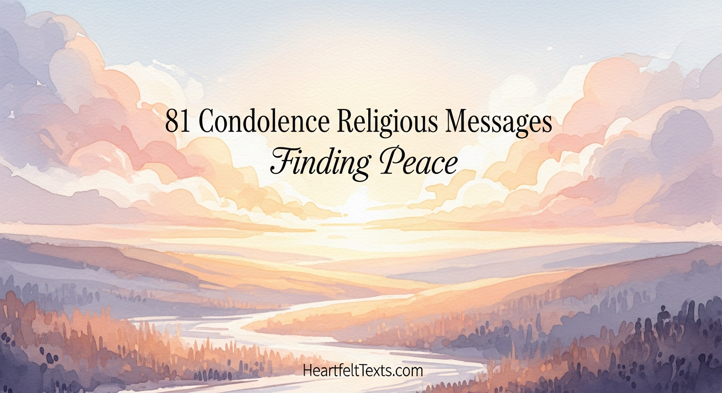 81 Condolence Religious Messages Finding Peace