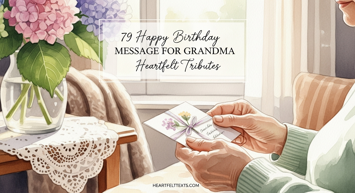 79 Happy Birthday Message for Grandma Heartfelt Tributes