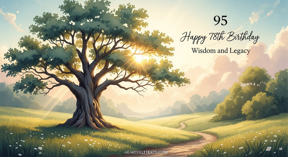 95 Happy 78th Birthday Messages Wisdom and Legacy