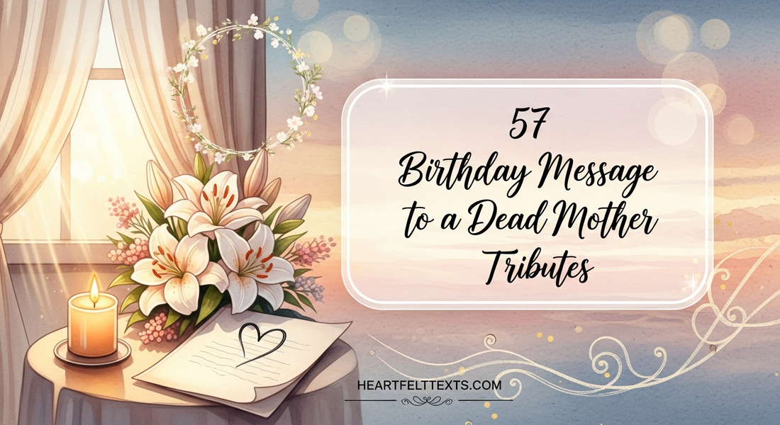 57 Birthday Message to a Dead Mother Tributes