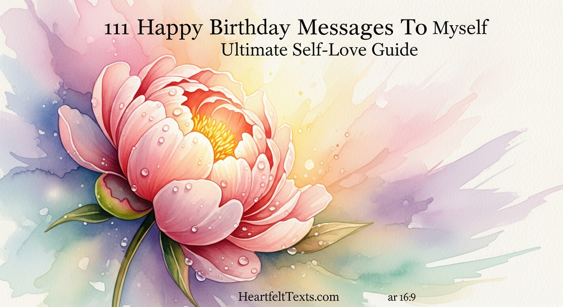 111 Happy Birthday Messages To Myself Ultimate Self-Love Guide