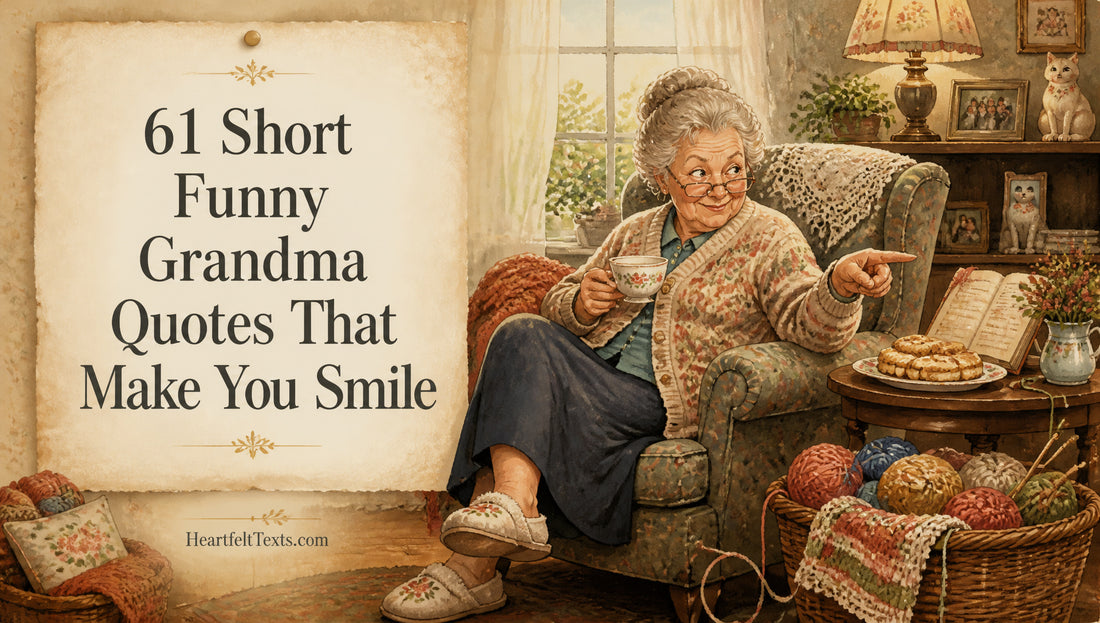 61 Short Funny Grandma Quotes That Make You Smile