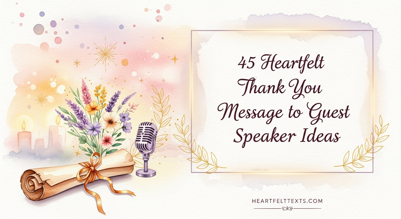 45 Heartfelt Thank You Message to Guest Speaker Ideas