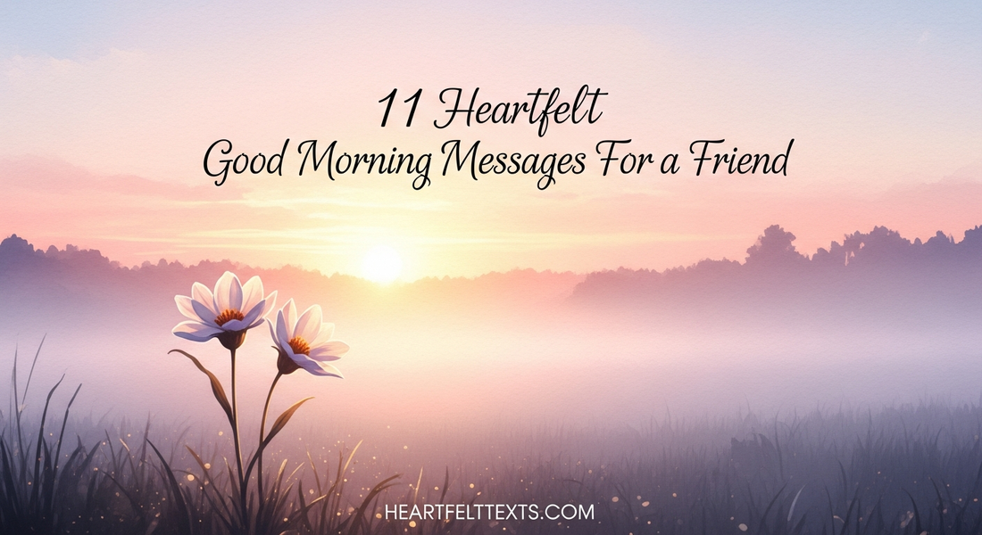 111 Heartfelt Good Morning Messages For a Friend