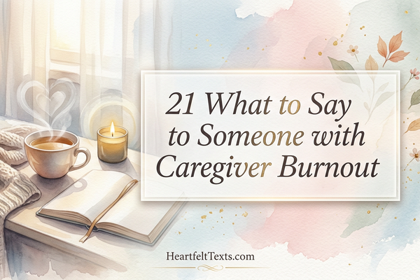 21 What to Say to Someone with Caregiver Burnout